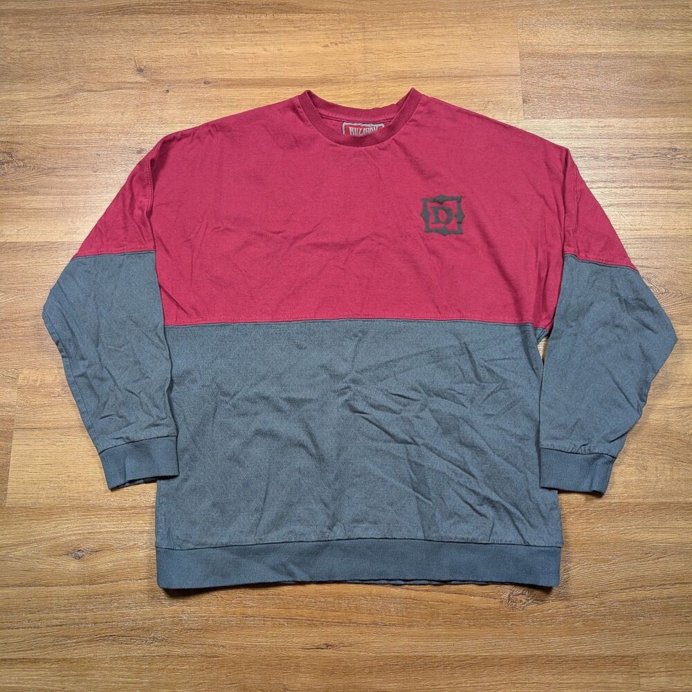 Blizzard Entertainment Diablo Billboard Long Sleeve T Shirt Size Large Red Gray